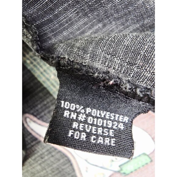 Fender Medium Mens Black Embroidered Sleeve Logo Guitar Front And Back V Neck - Picture 7 of 12